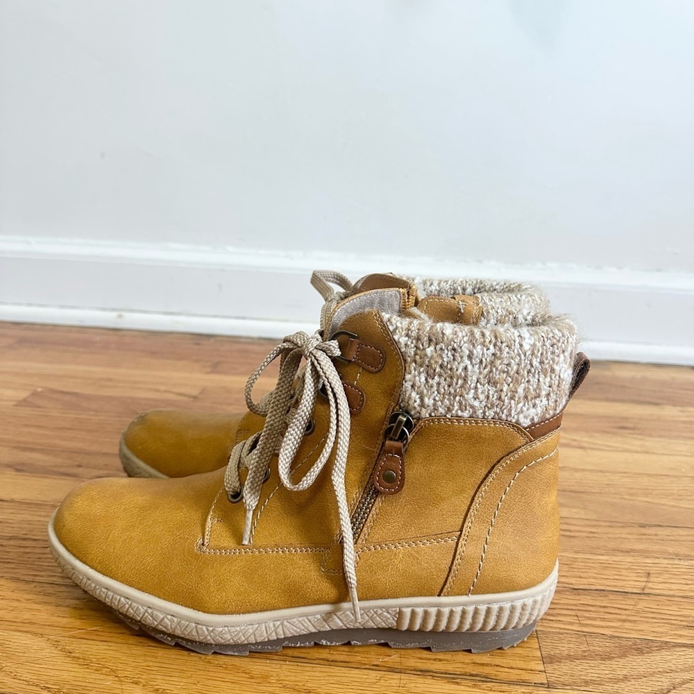 Spring Step Womens Karlene Boot yellow EU39/8.5 ankle boots outdoors